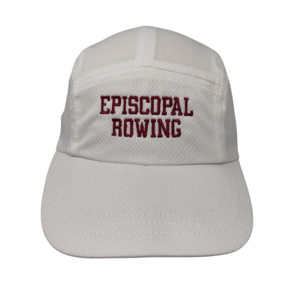 Headsweats Slideback Hat White Episcopal Rowing Witt Embroidered Logo